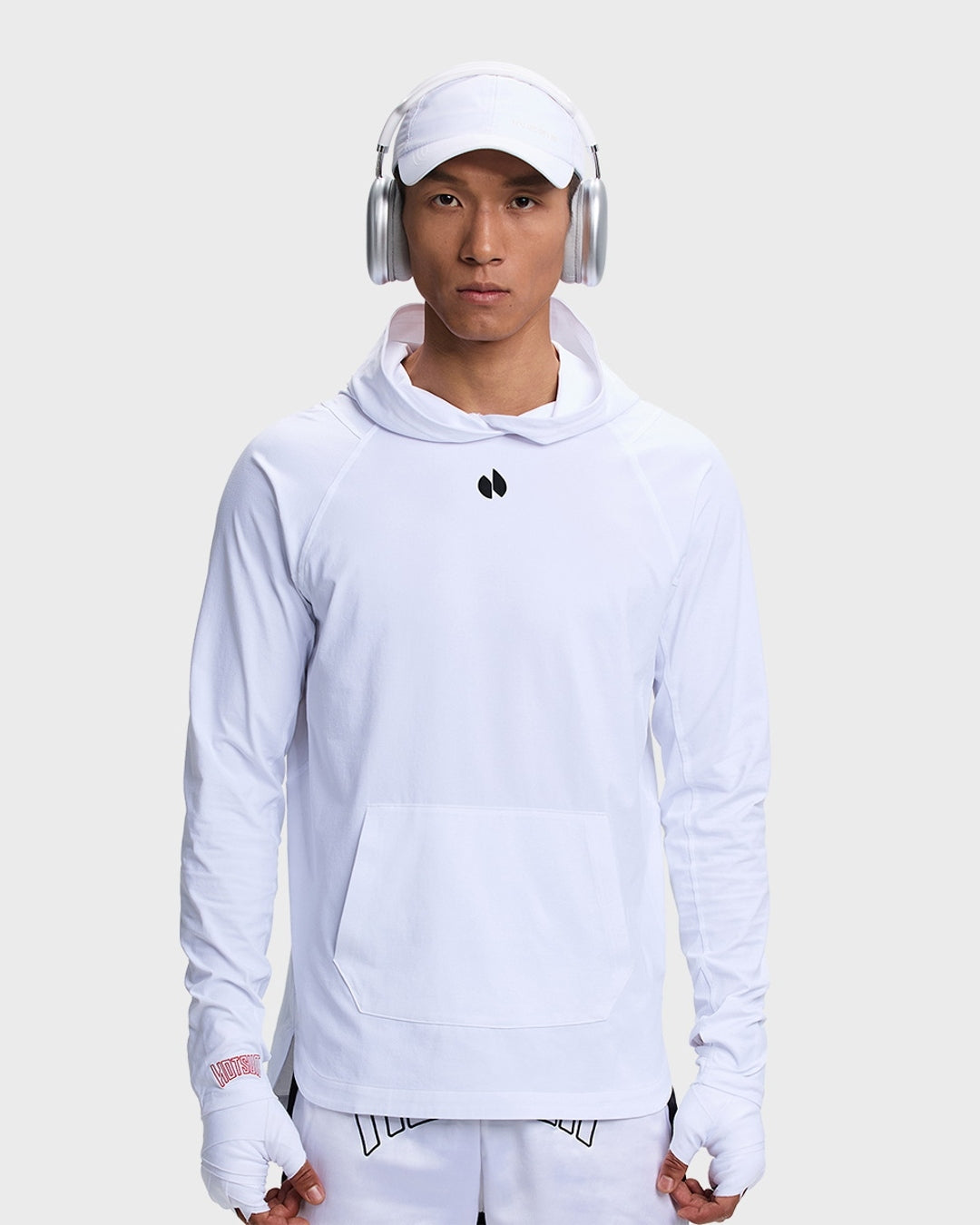 HOTSUIT Boxing Hoodie; #color_Silver White