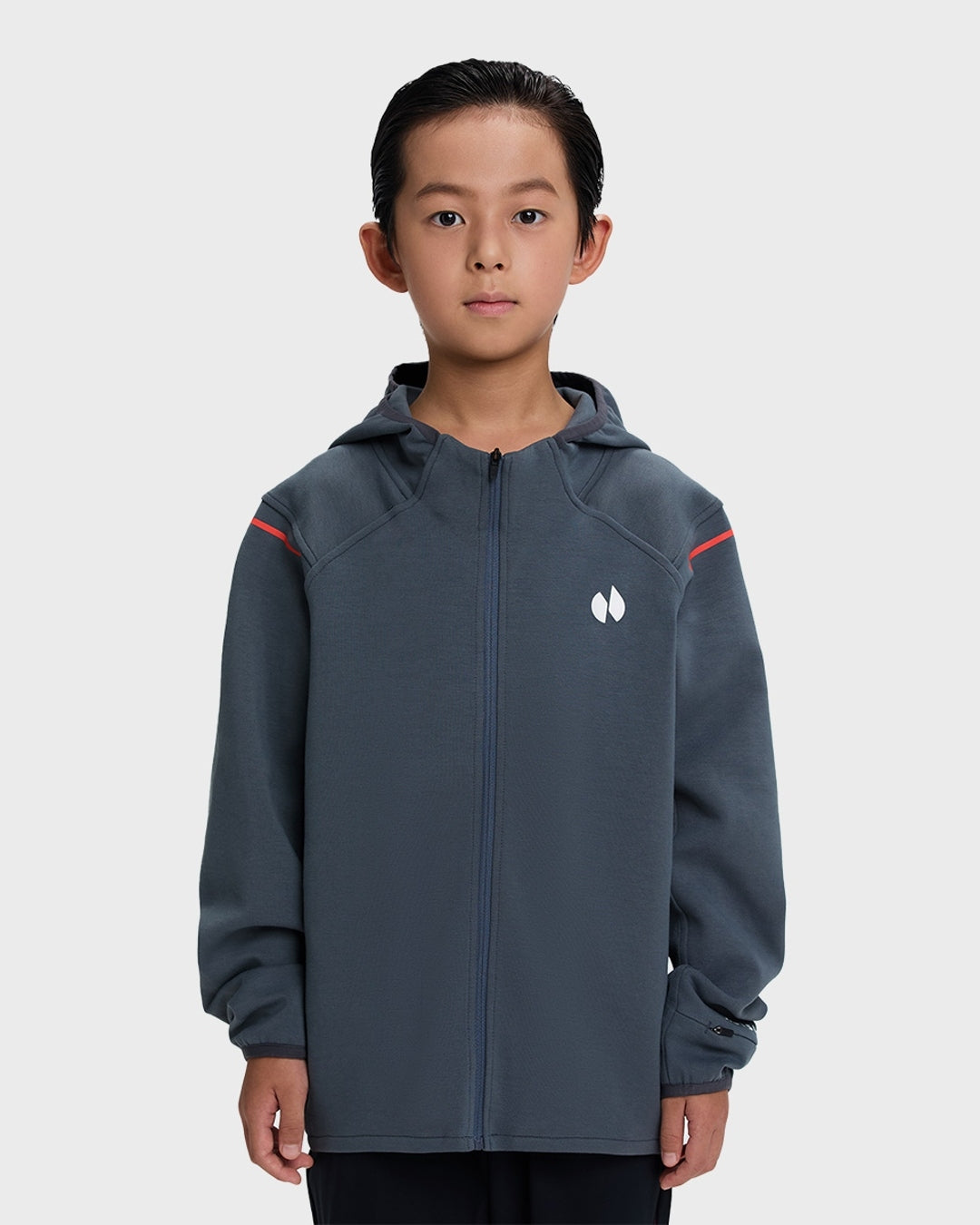 Kid's Full Zipper Hooded Jakcet