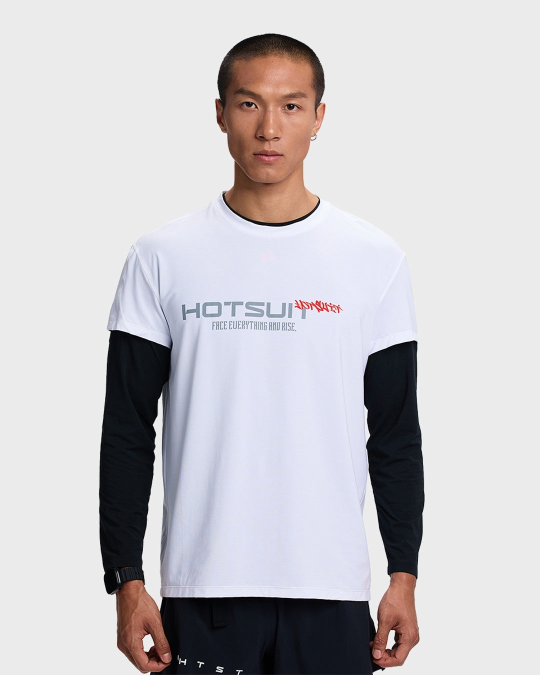 Hotsuit Training Functional T-shirt; #color_Silver White