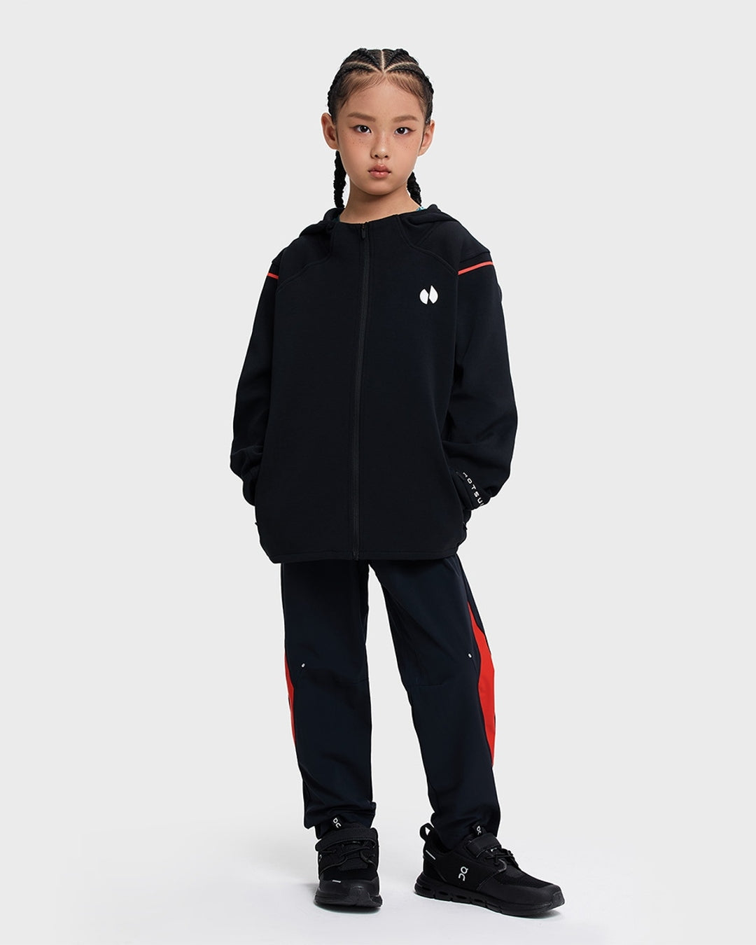 Kid's Full Zipper Hooded Jakcet