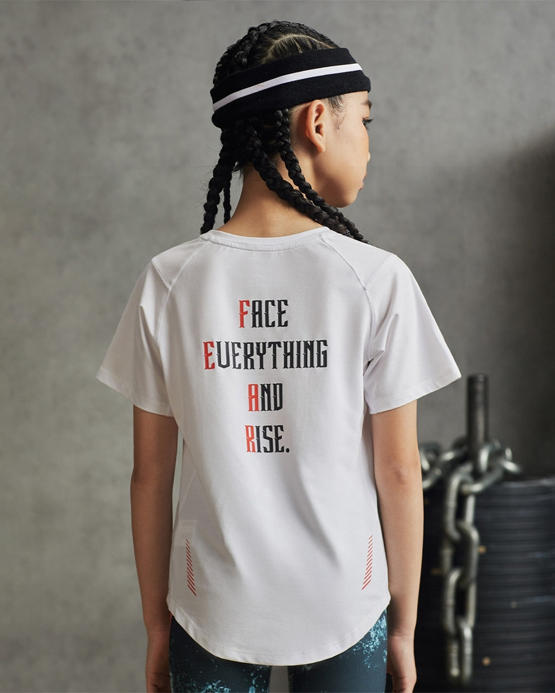 HOTSUIT Kid's T-shirt; #color_Silver White