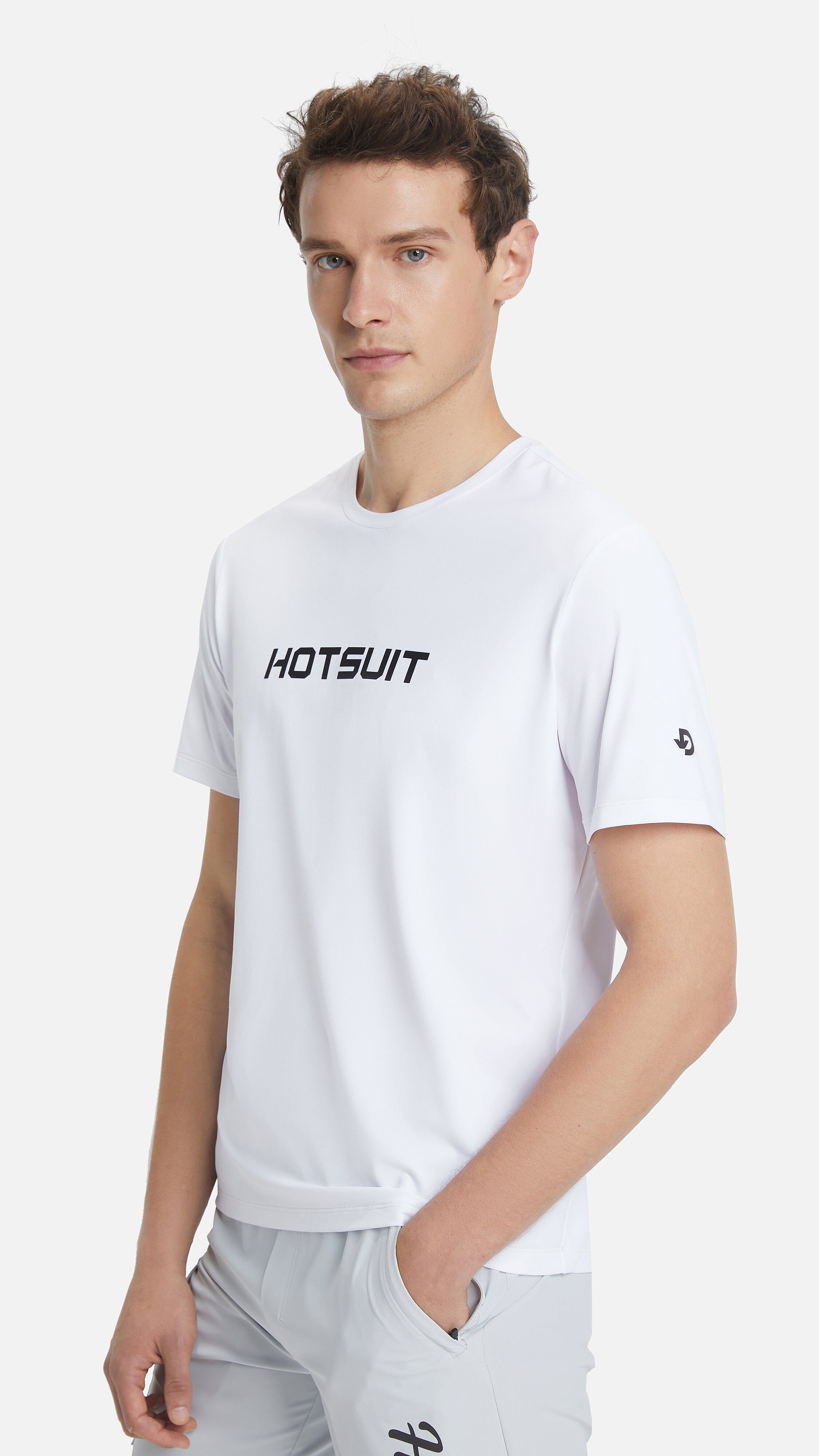 HOTSUIT Men Seamless Short T-shirt