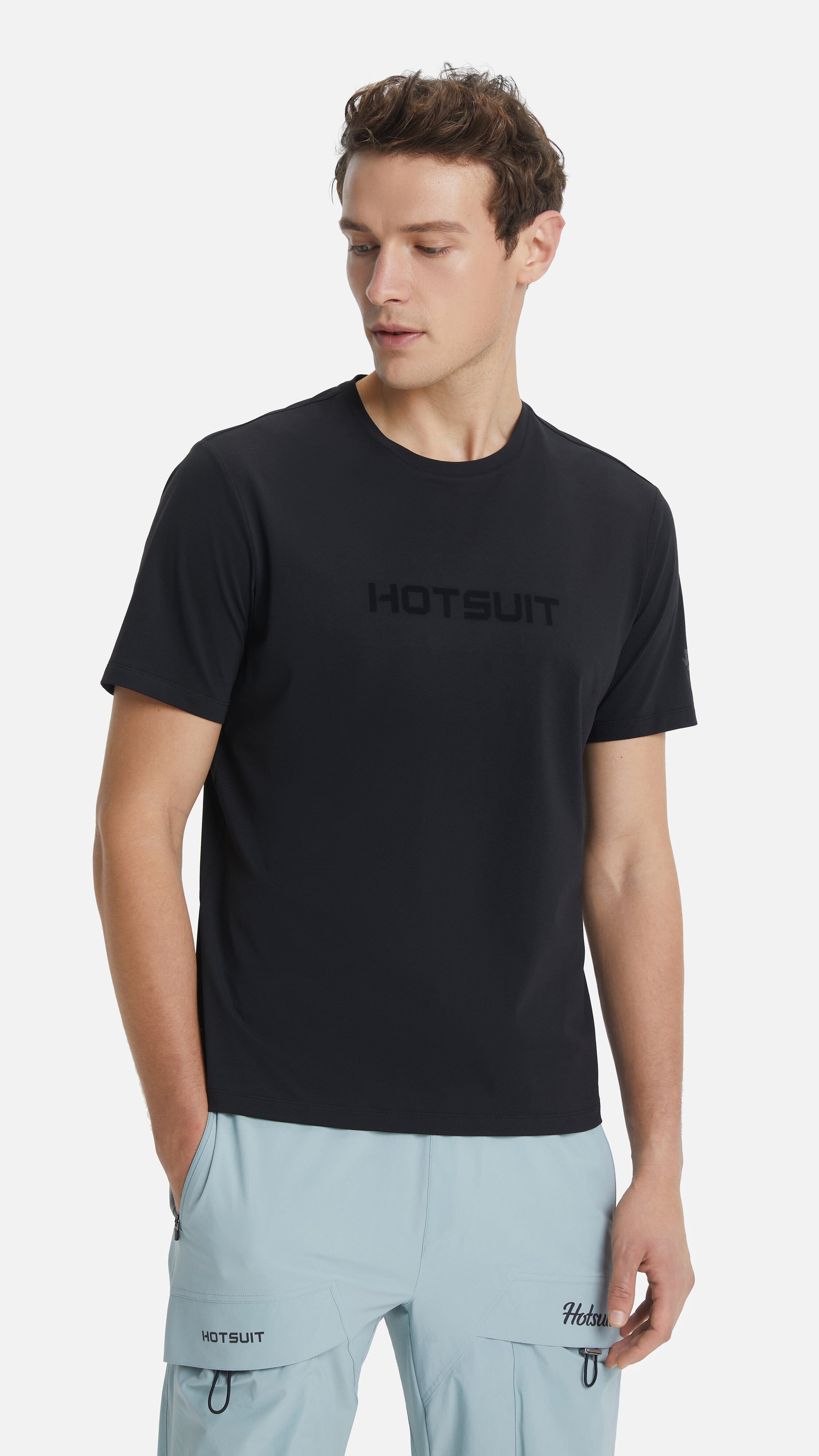 HOTSUIT Men Seamless Short T-shirt