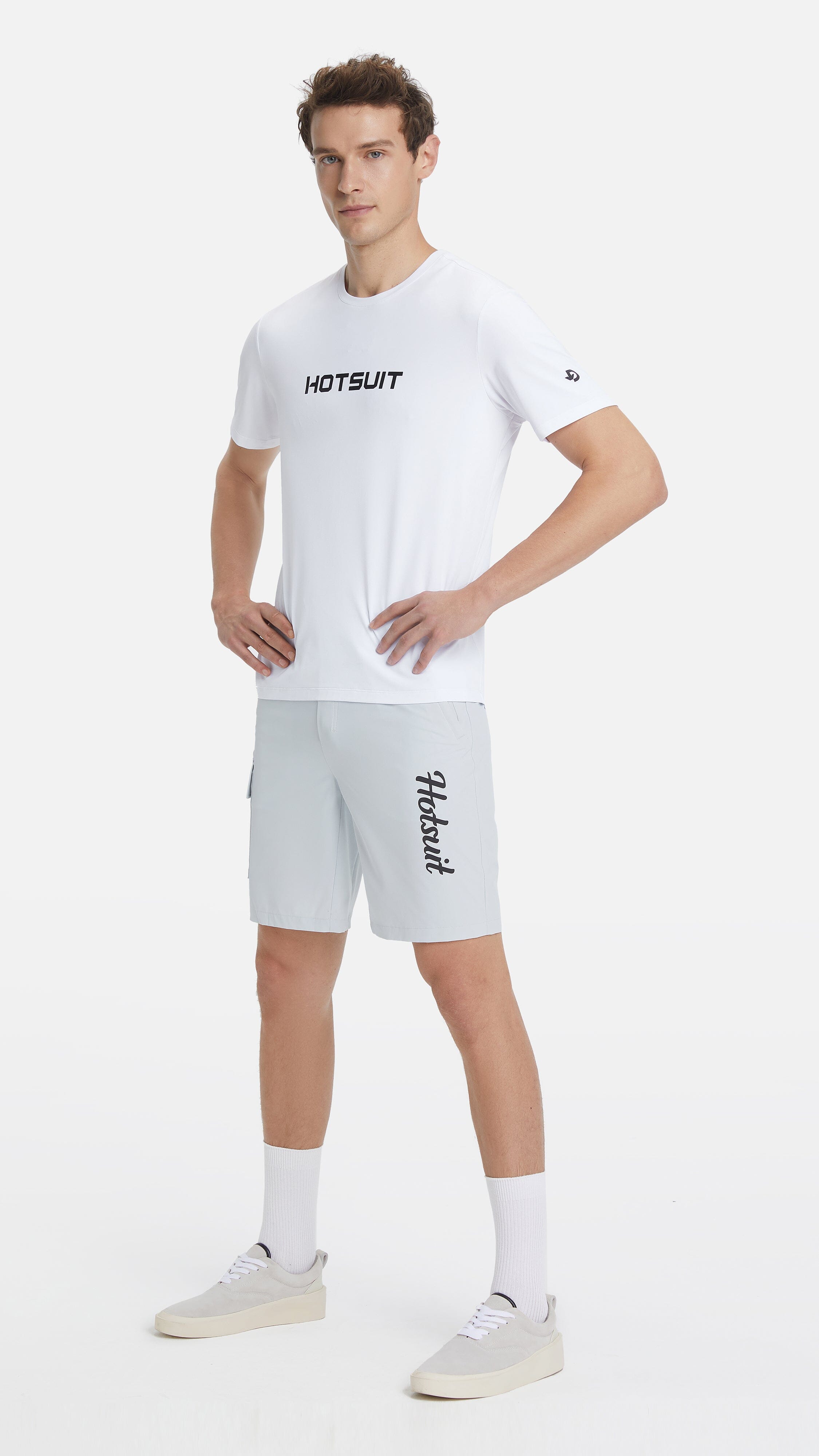 HOTSUIT Men Seamless Short T-shirt