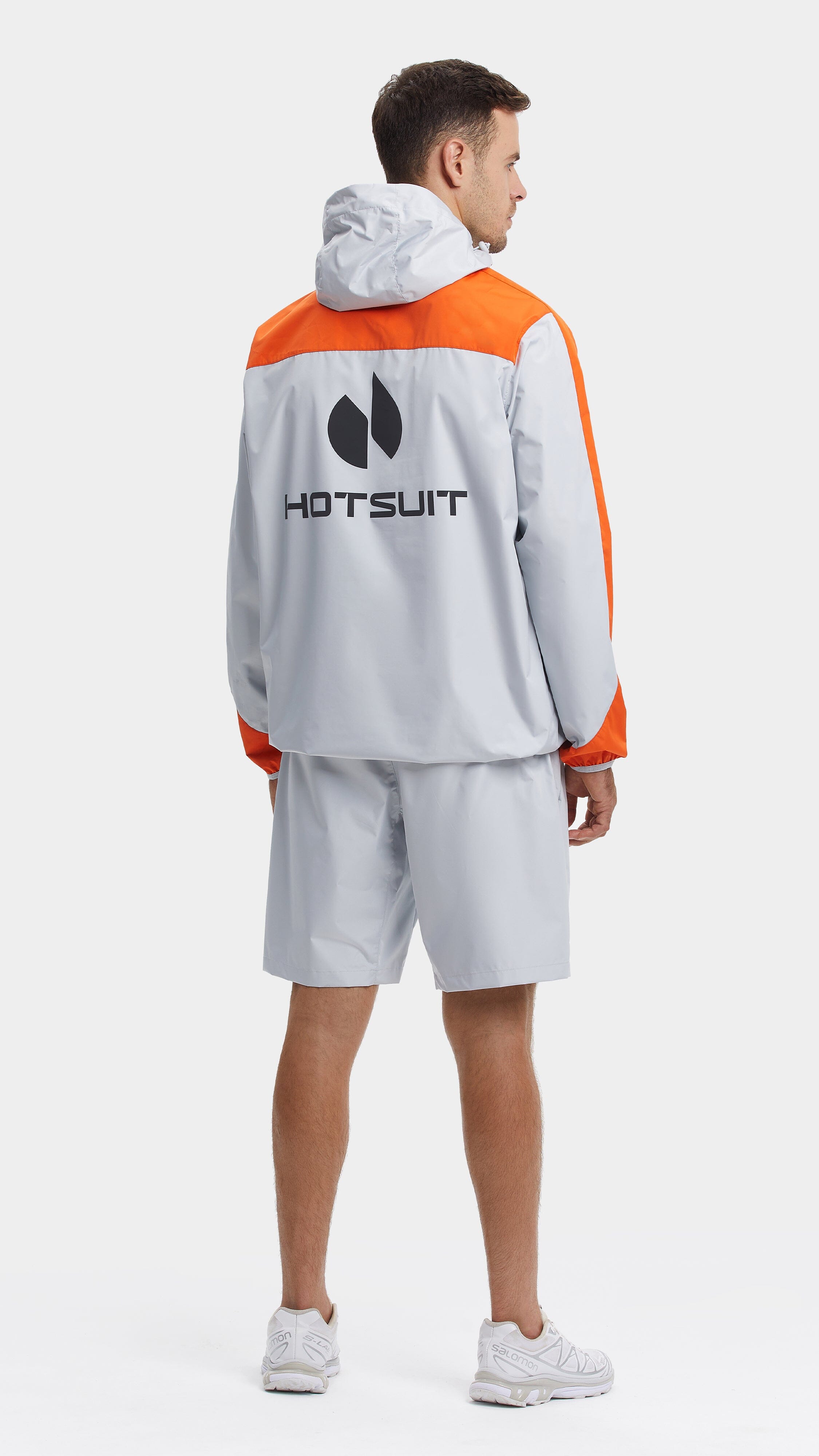 HOTSUIT Men Upgrade Short Half Zip Sauna Suit