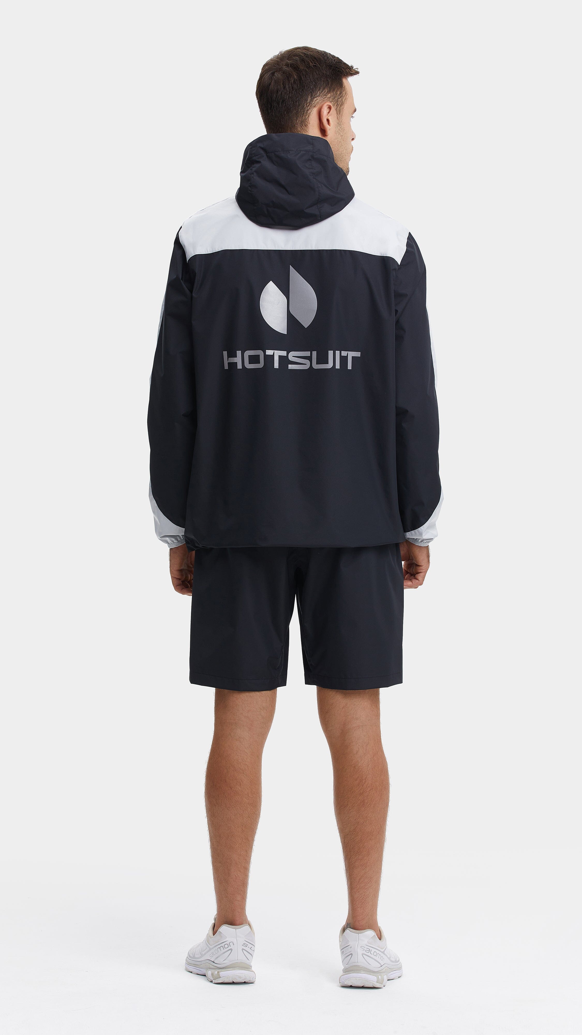 HOTSUIT Men Upgrade Short Half Zip Sauna Suit