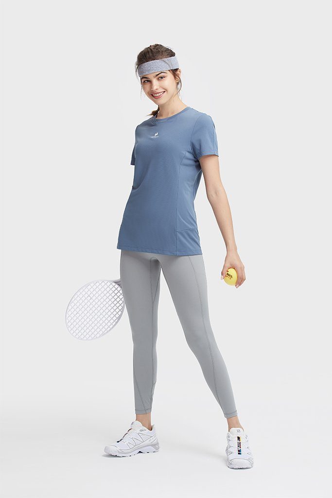 HOTSUIT Women Crewneck Tech Short T-Shirt