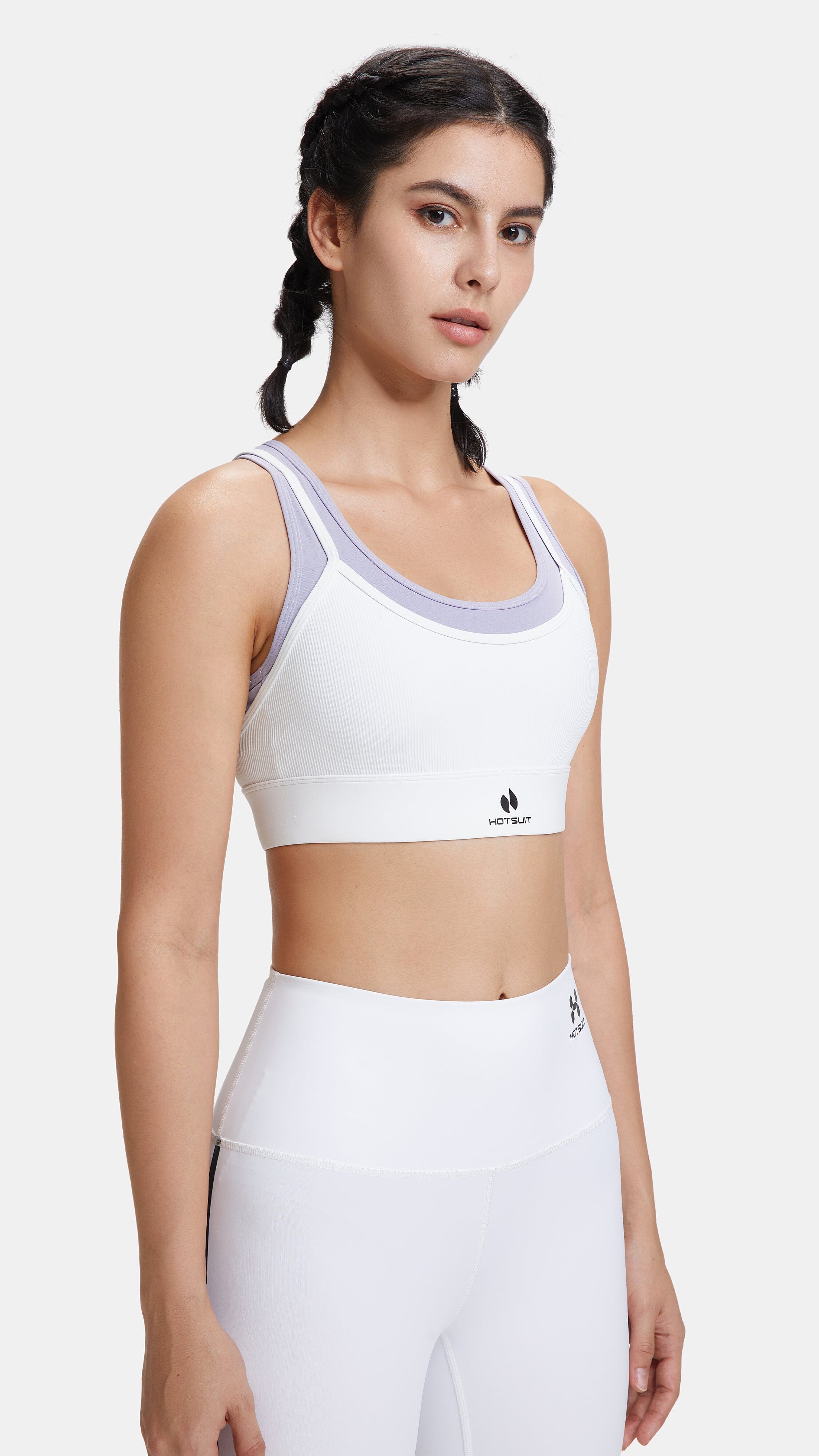 HOTSUIT Women Two-Layer Sports Bra