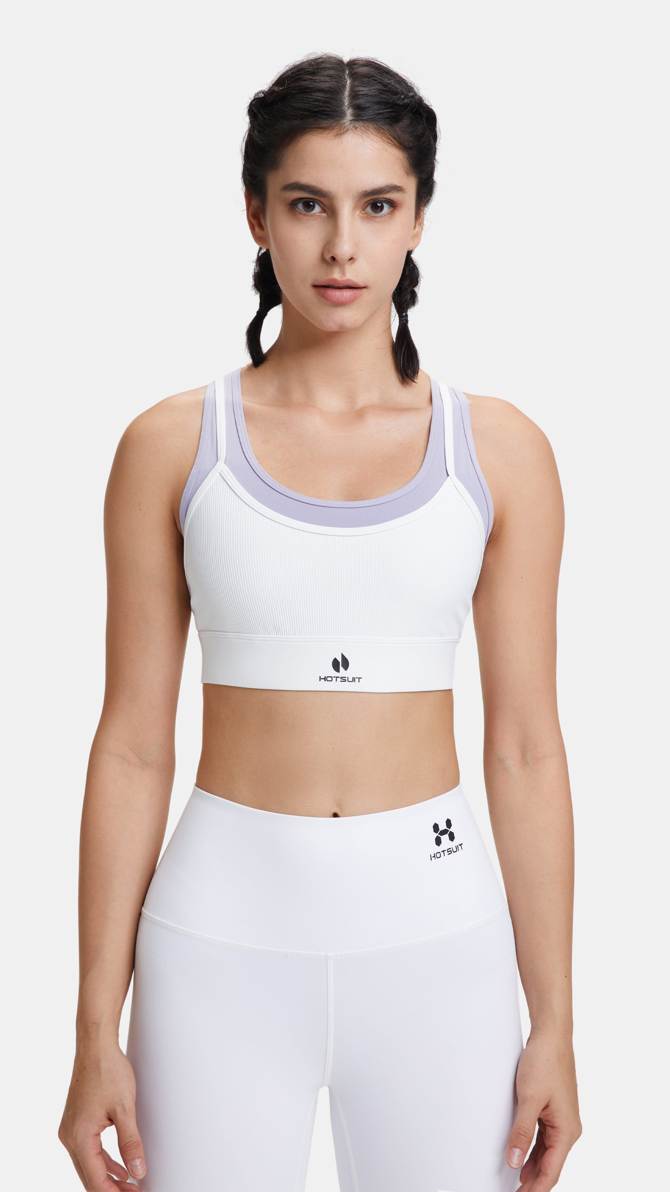 HOTSUIT Women Two-Layer Sports Bra